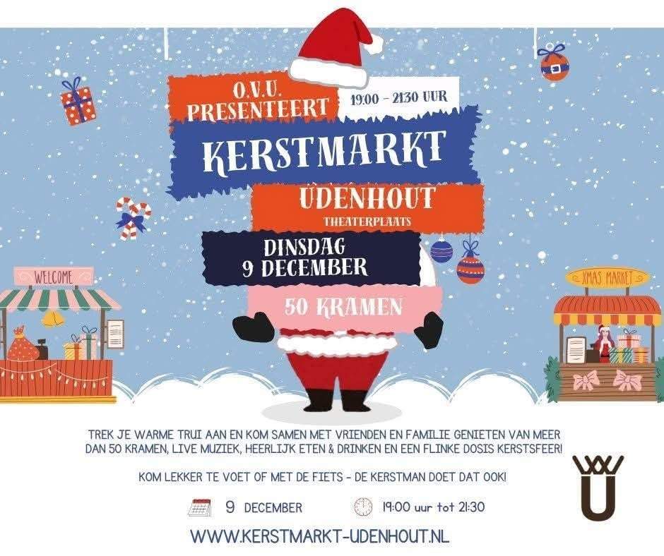 9 december 2025: Kerstmarkt Udenhout