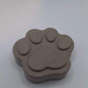 Beton gegoten pootafdruk