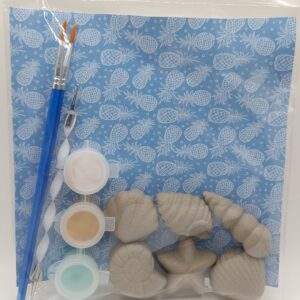 DIY beton dotpakket: Schelpen