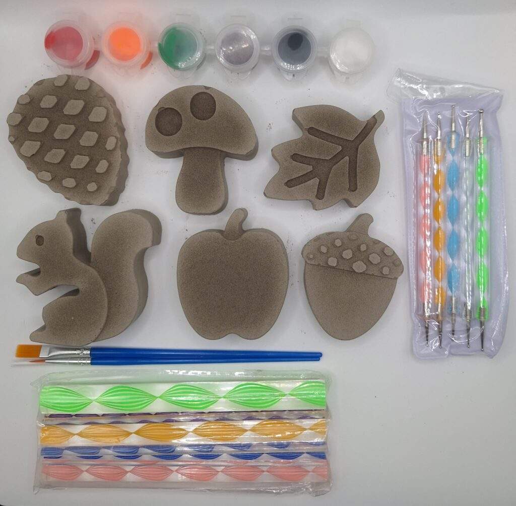 Paint & dot box: Inspiring autumn