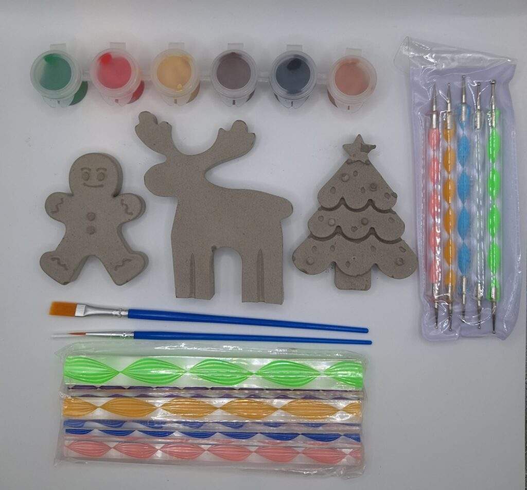 Paint & dot box: Christmas deluxe