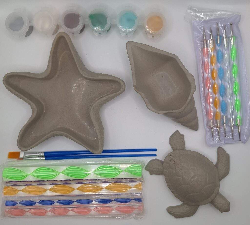 Paint & dot box: Beach please